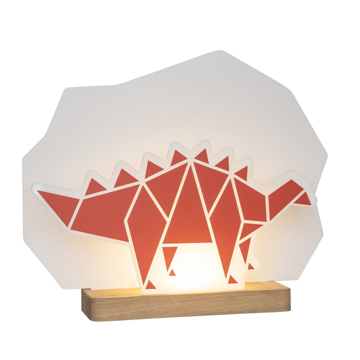Elobra 139950 LED Tischleuchte Stecksystem Dinopoly rot orange warmwei�