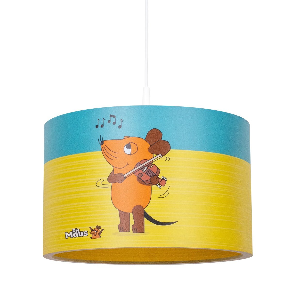 Elobra 140376 Pendelleuchte Maus petrol gelb E27 40cm