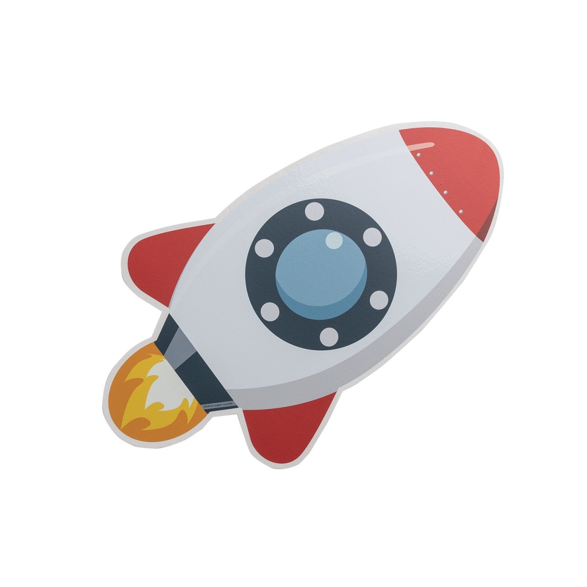 Elobra 140901 LED Wandleuchte Rakete grau rot warmwei�