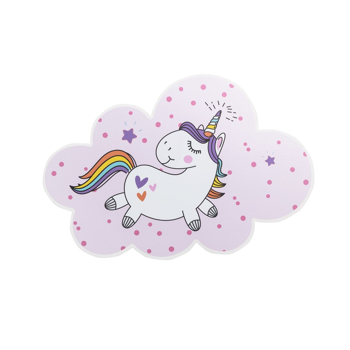 Elobra 140949 LED Wandleuchte Einhorn Babsy rosa warmwei�