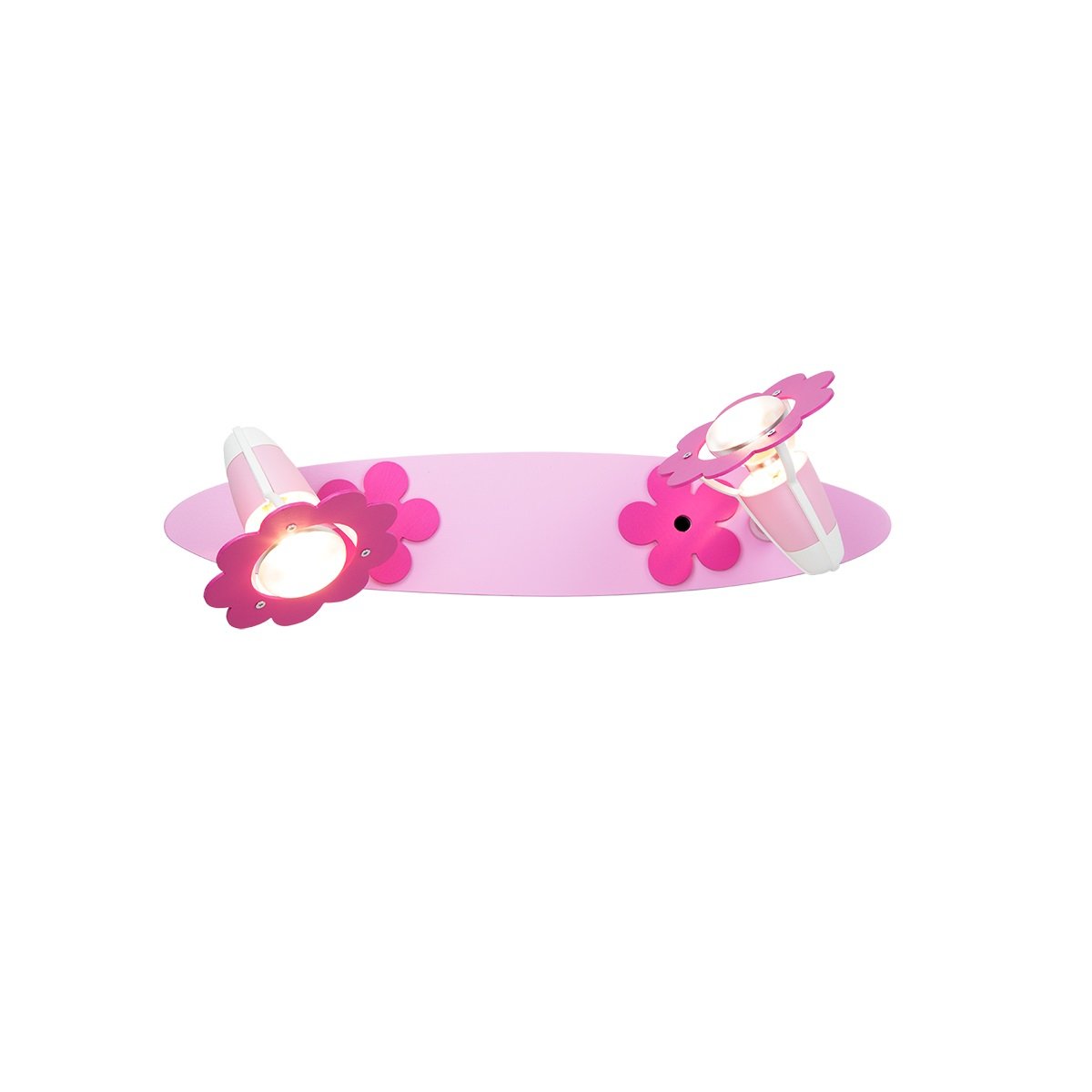 Elobra No. 123713 Deckenleuchte Leiste Bl�te 2-flammig, Rosa