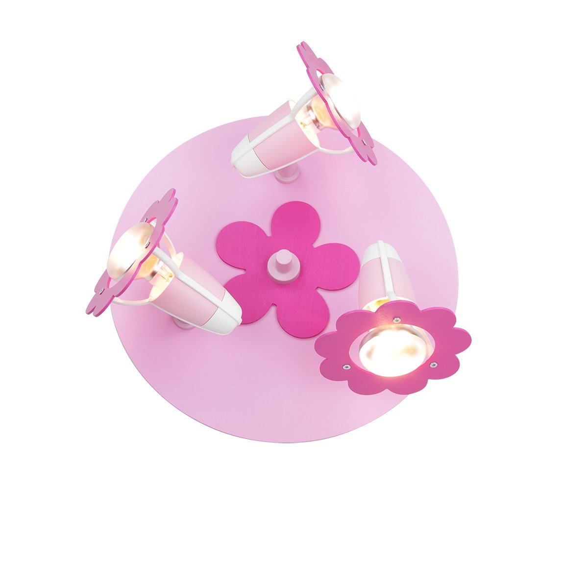 Elobra No. 123720 Deckenleuchte Rondell Bl�te 3-flammig, Rosa