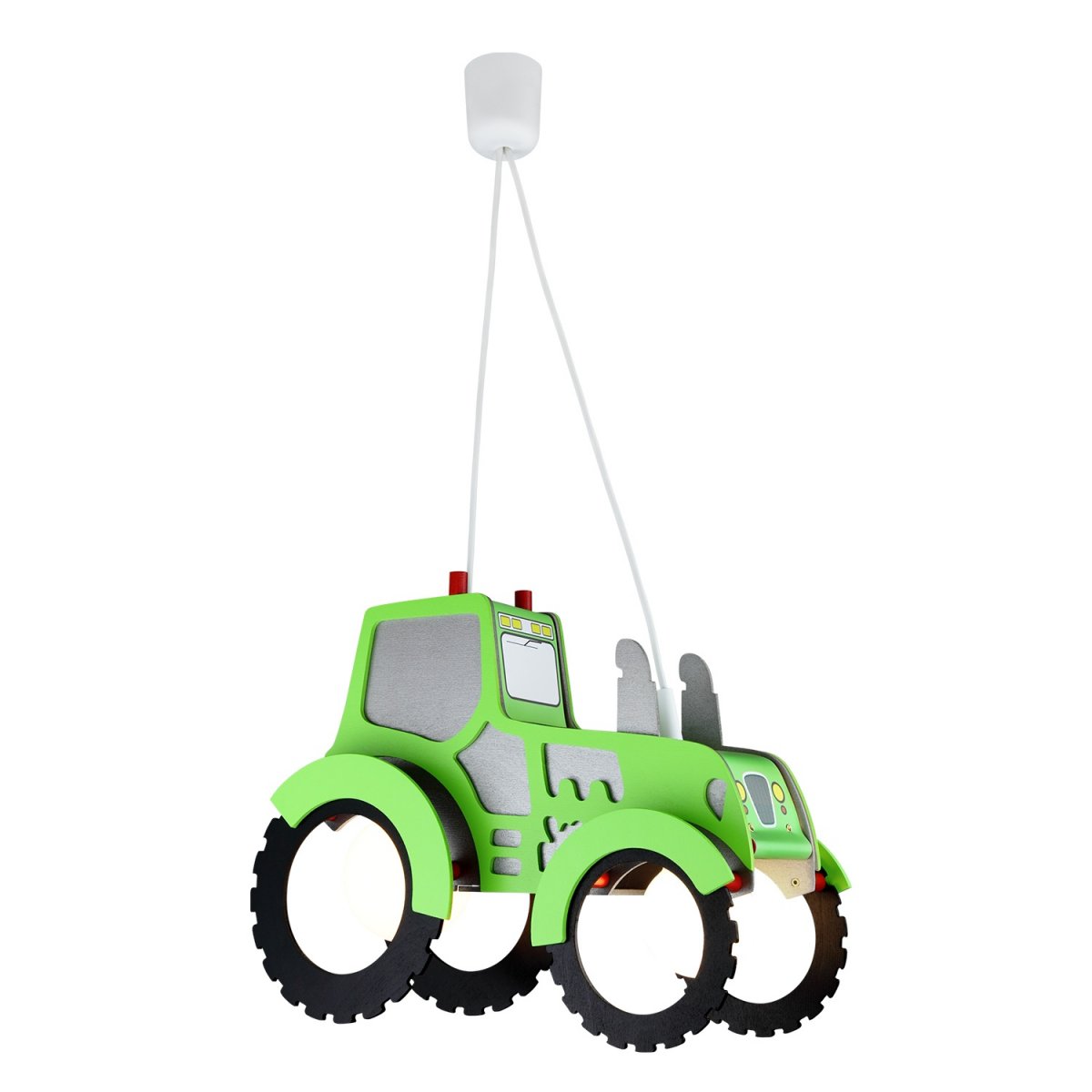 Elobra No. 127995 Pendelleuchte Traktor 2-flammig, Gr�n
