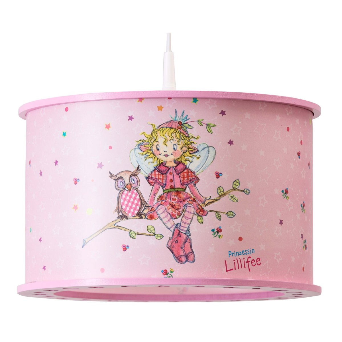 Elobra No. 131558 H�ngeleuchte Prinzessin Lillifee mit Eule, Rosa