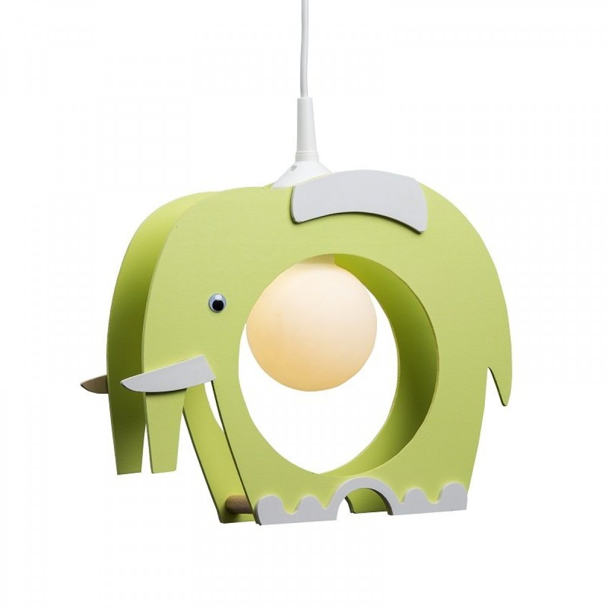 Elobra No. 132234 Pendelleuchte Elefant Lindgr�n