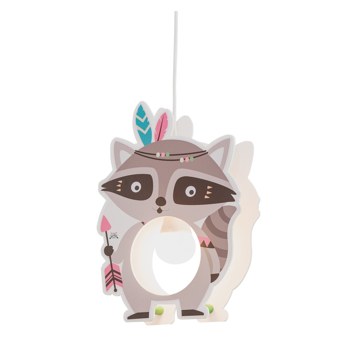 Elobra No. 136102 Pendelleuchte Little Indians Waschb�r Oskar