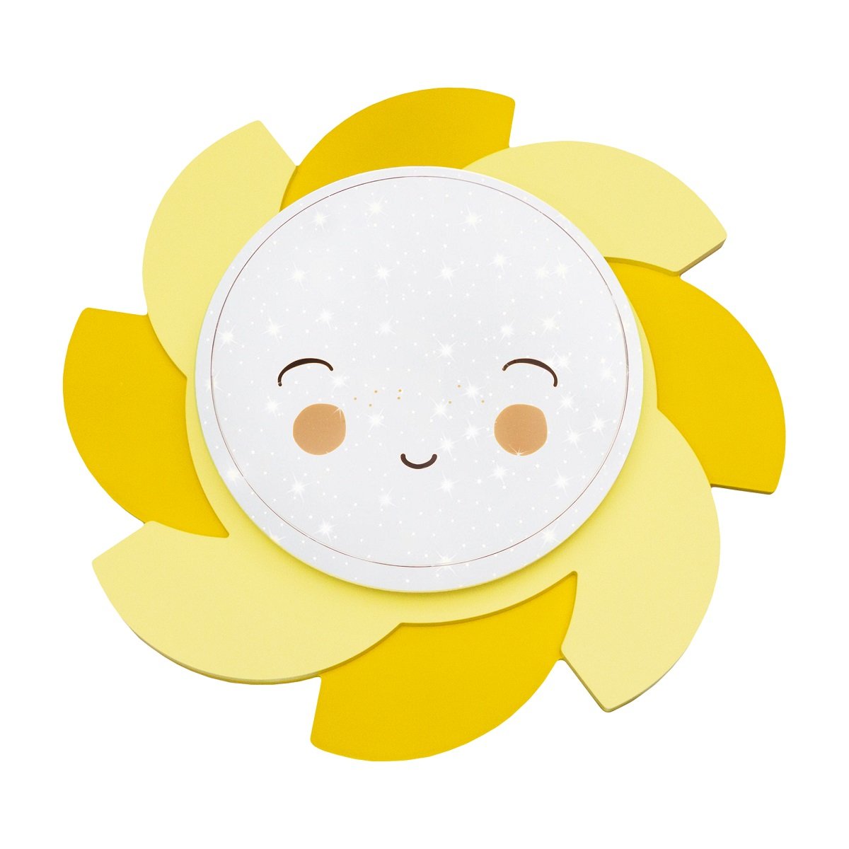 Elobra No. 137390 Deckenleuchte Sonne Siri Starlight Smile gelb wei�