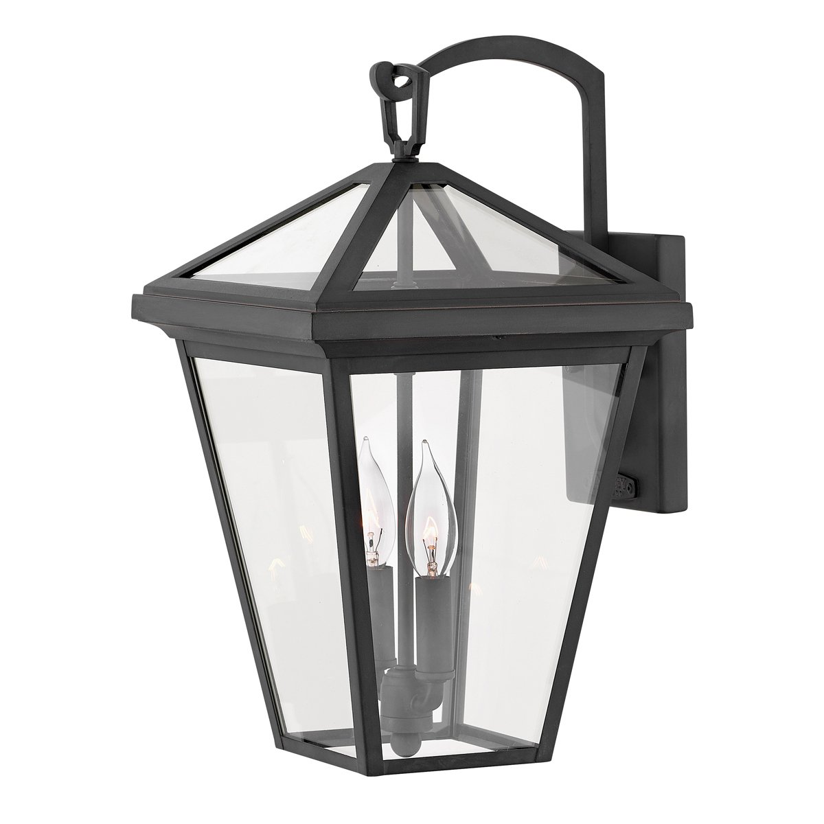 Elstead Alford Place Light Medium Au�en-Wandleuchte 2-flammig schwarz