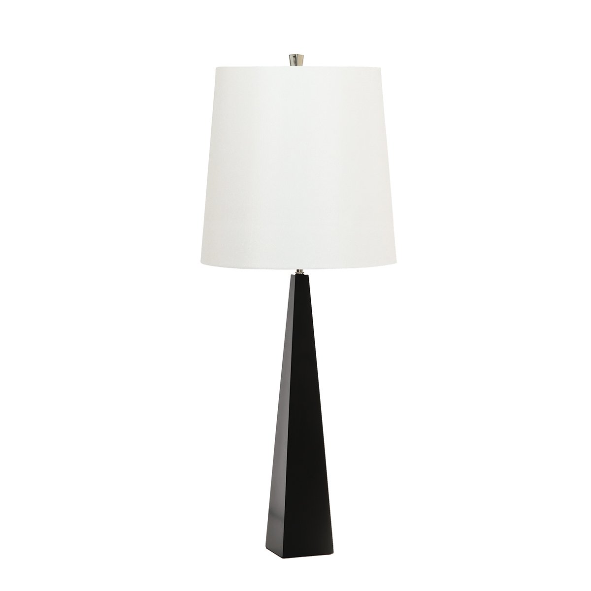 Elstead Ascent  Tischleuchte schwarz Lampenschirm weiss E27