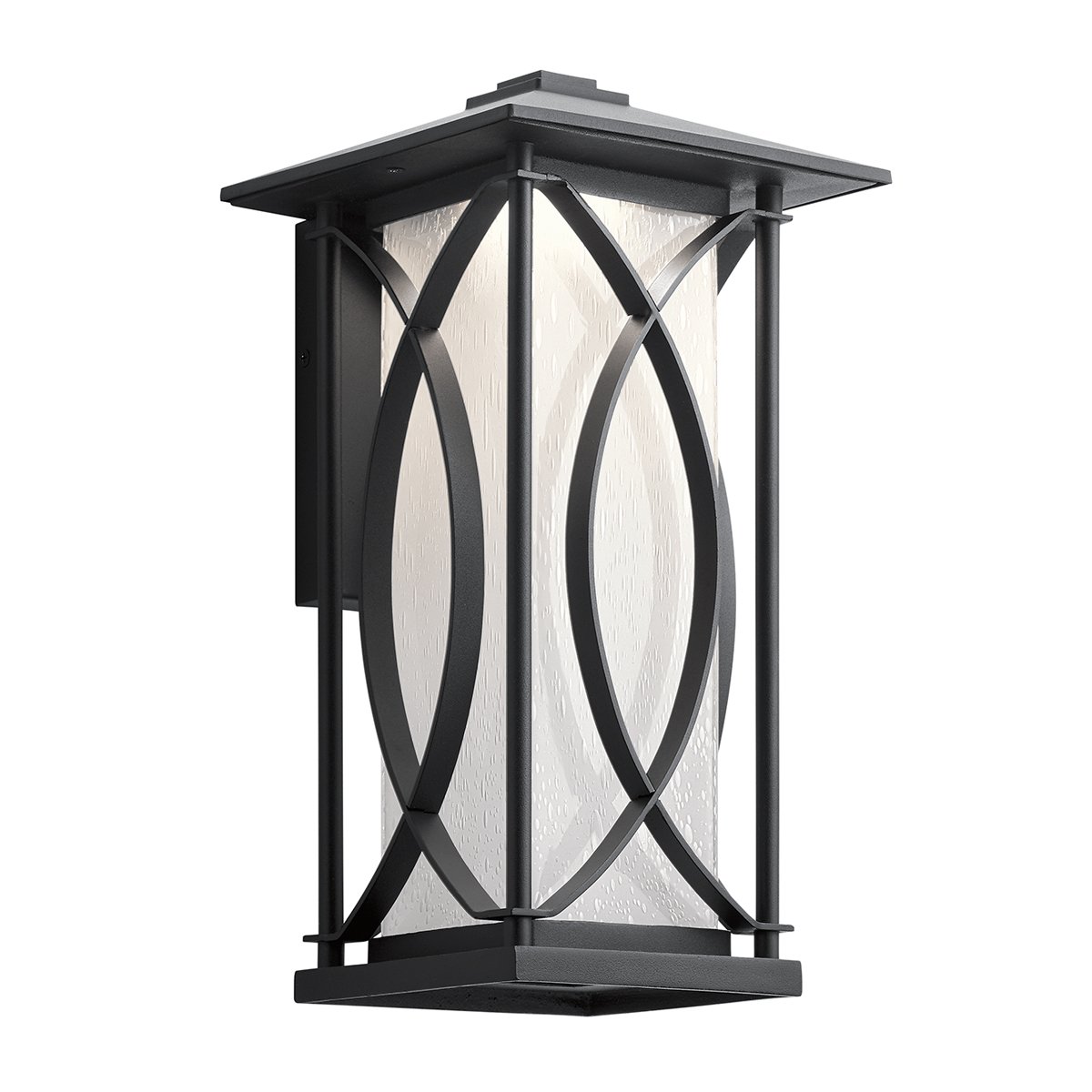 Elstead Ashbern Medium Au�enwandleuchte h�ngend schwarz