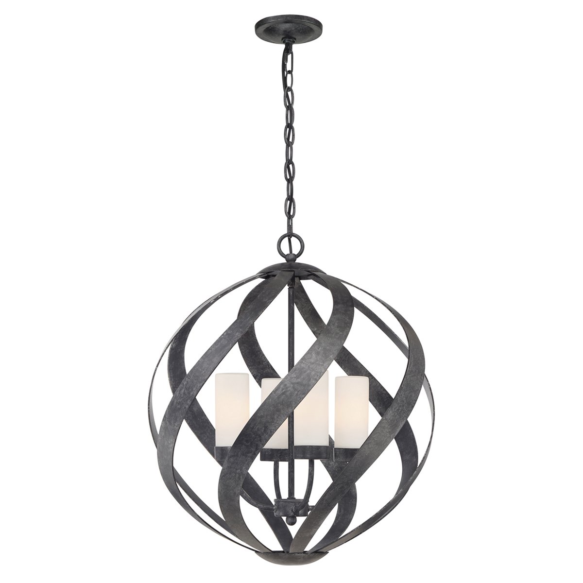 Elstead Blacksmith  Kronleuchter Au�enbereich 4-flammig