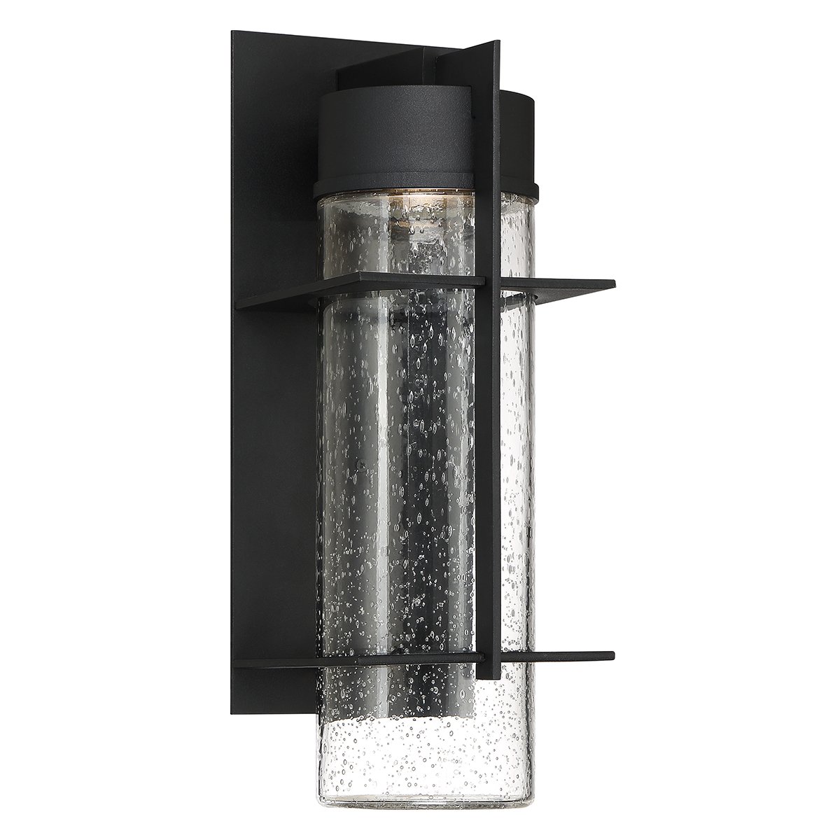 Elstead Eames Large LED Wandleuchte Au�en schwarz klar h�ngend 3000K
