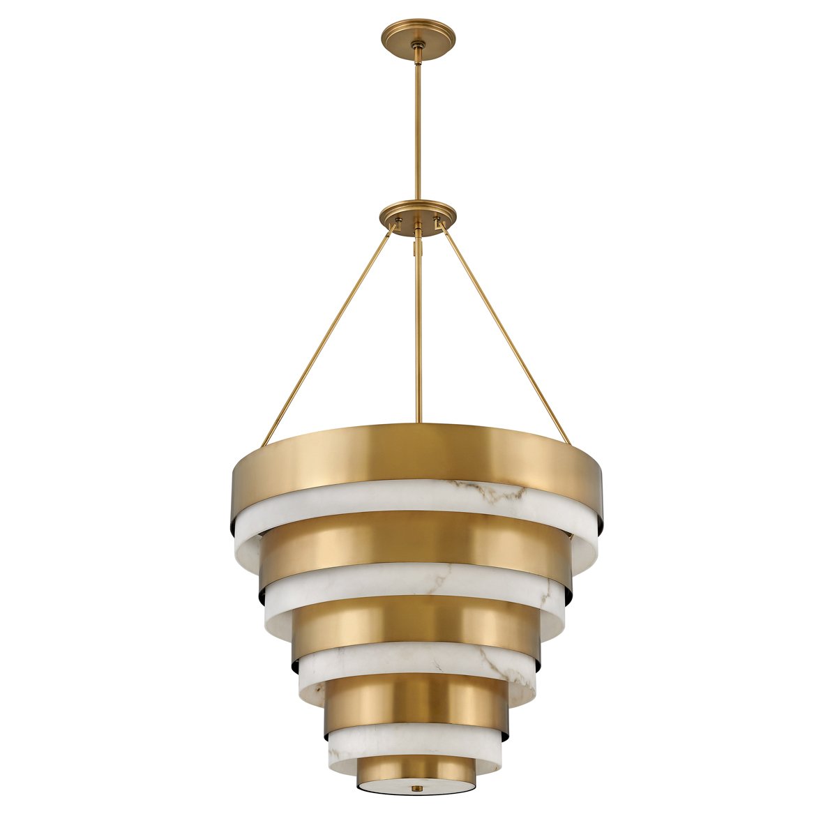 Elstead Echelon 8-flammig H�ngeleuchte Messing