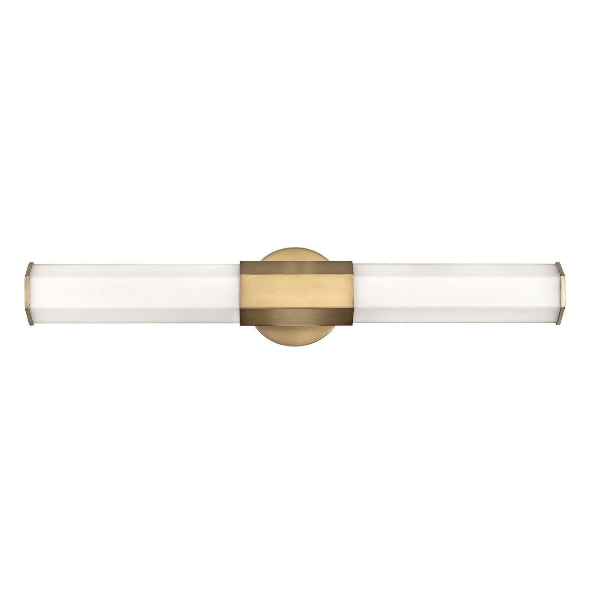 Elstead Facet Dual LED Wandleuchte Messing opal