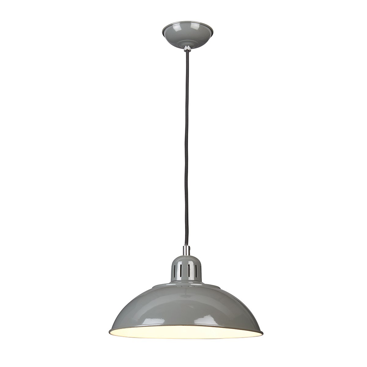 Elstead Franklin H�ngeleuchte Grau 1-flammig 30cm