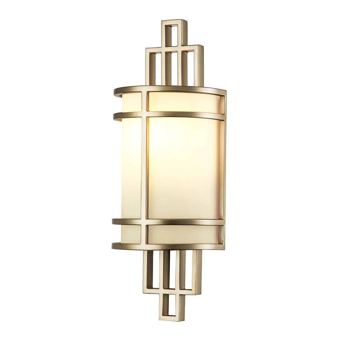 Elstead Fusion 1 Light Wandleuchte 1-flammig messing natur lackiert E27