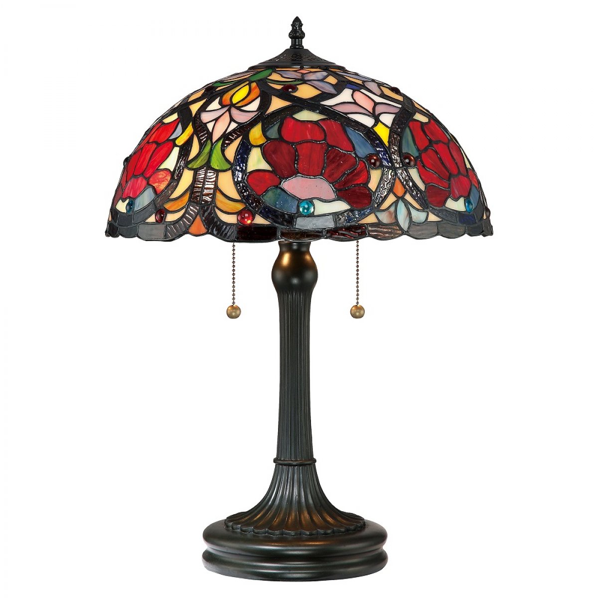 Elstead Larissa 2-flammig Tischleuchte Bronze design