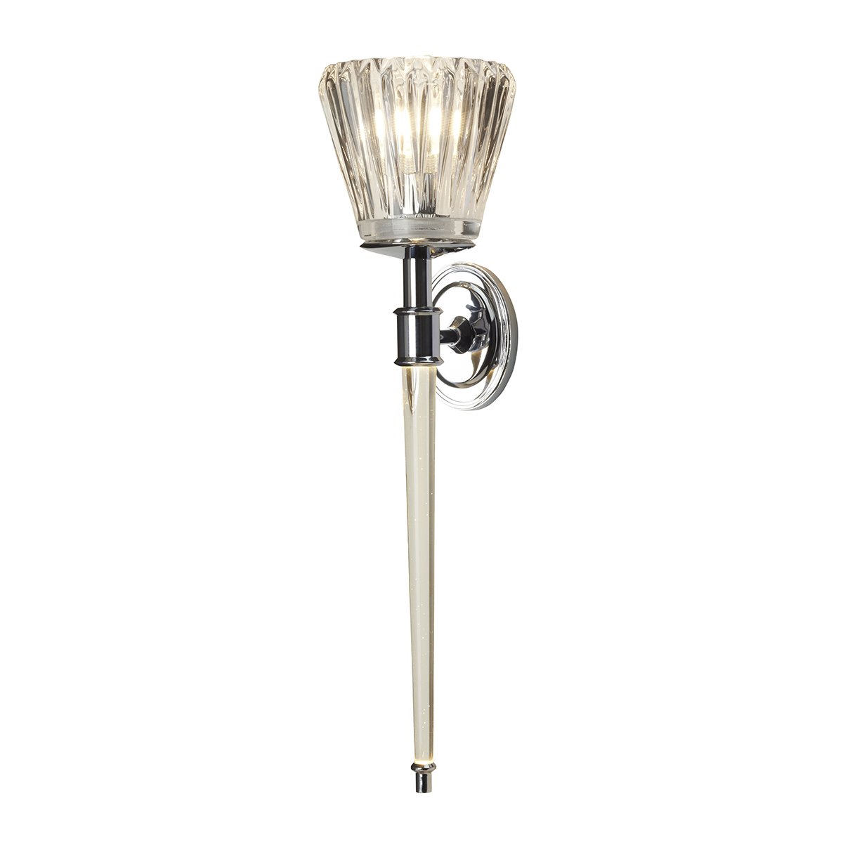 Elstead Lighting Agatha 2-Light Wandleuchte Chrom poliert 1-flammig G9 IP44