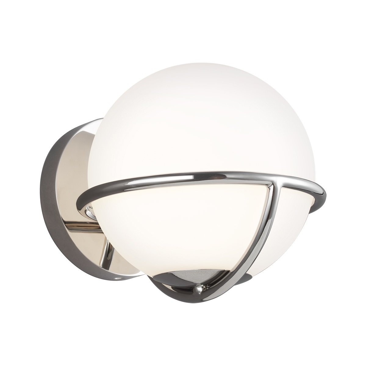 Elstead Lighting Apollo 1-Light Wandleuchte 1-flammig G9 silberfarben