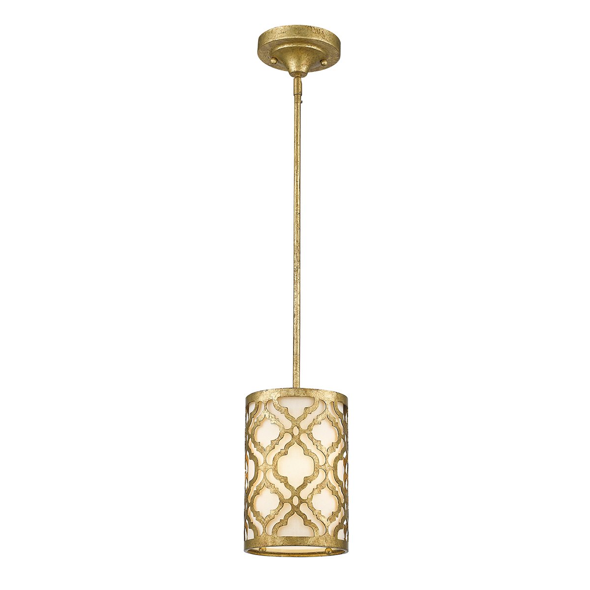 Elstead Lighting Arabella 1-Light Pendelleuchte Gold 1-flammig E27