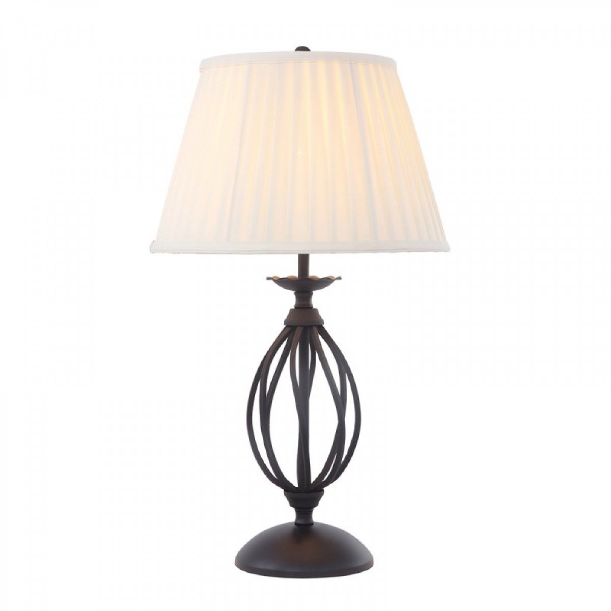 Elstead Lighting Artisan 1-Light Tischleuchte 1-flammig E27 Schwarz 55cm