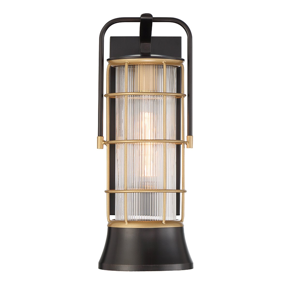Elstead Lighting Au�enwandleuchte Rivamar 411mm schwarz gold E27