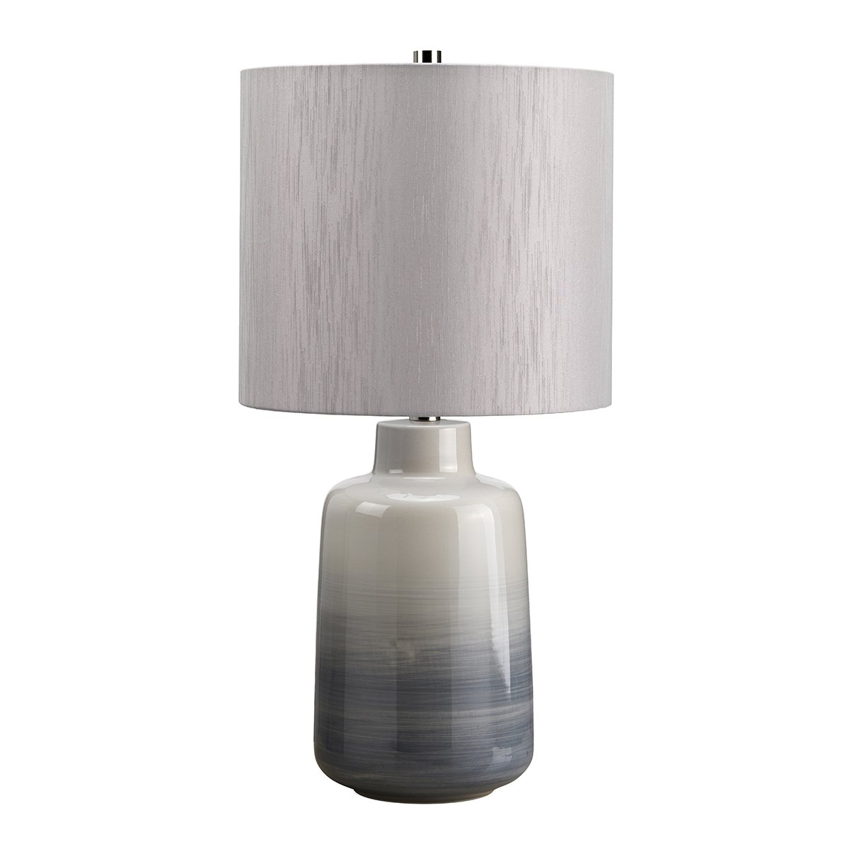 Elstead Lighting Bacari 1 Light Small Tischleuchte blau grau Keramik