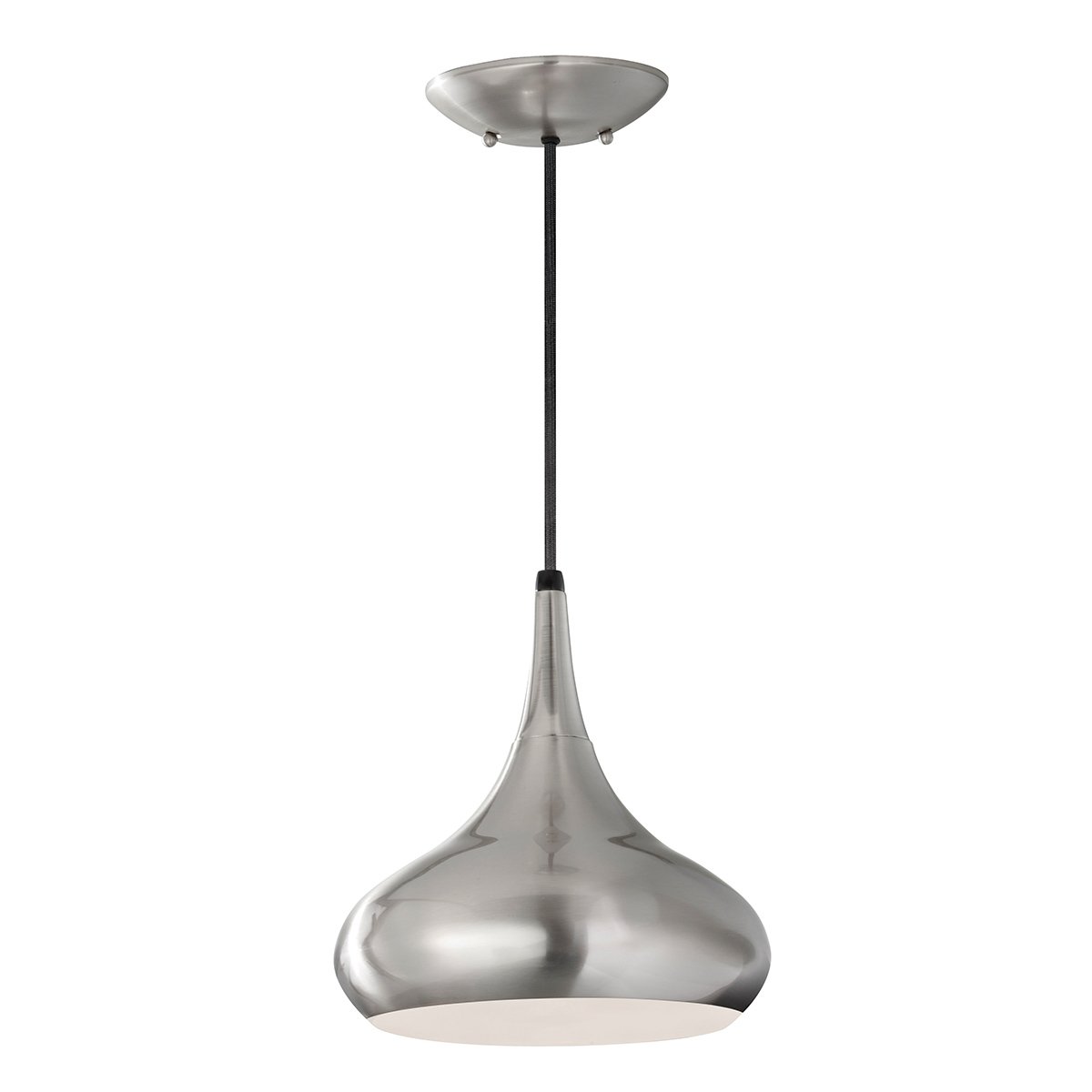 Elstead Lighting Beso 1-Light Medium Pendelleuchte Stahl geb�rstet 27cm E27