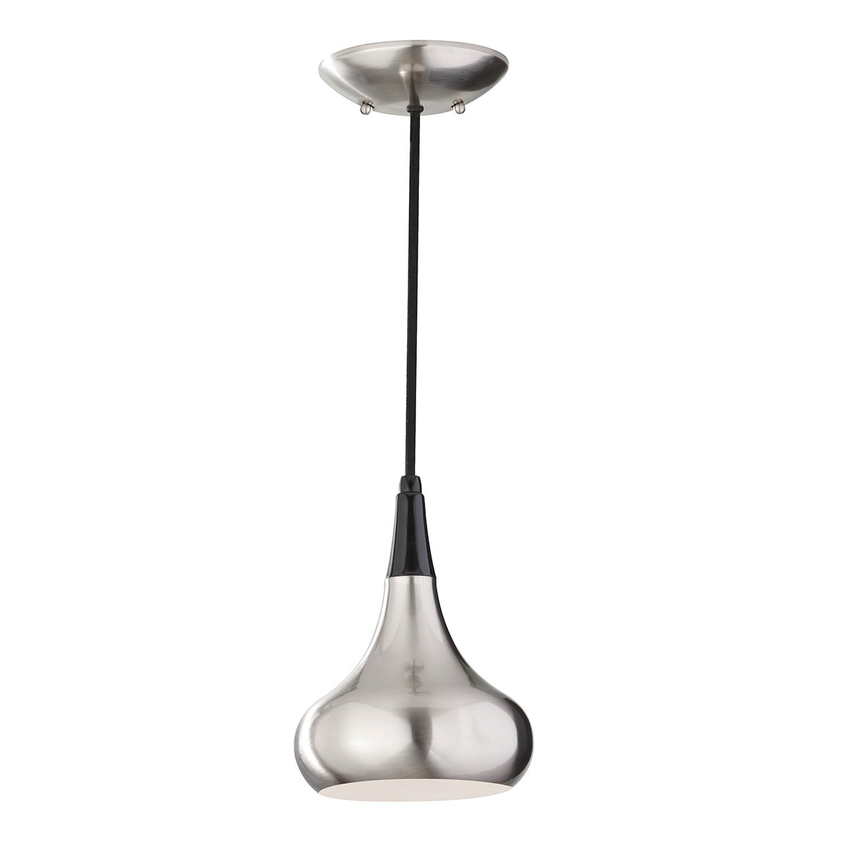 Elstead Lighting Beso 1-Light Mini Pendelleuchte Stahl geb�rstet 24cm E27