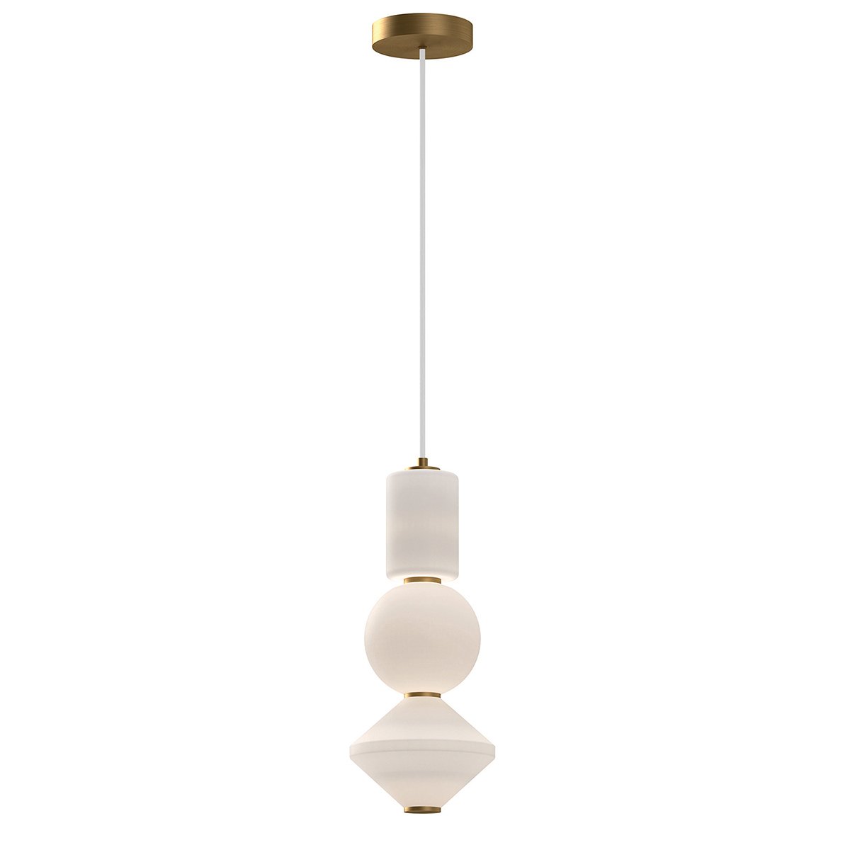 Elstead Lighting Bijou LED Pendelleuchte Altgold 3000K