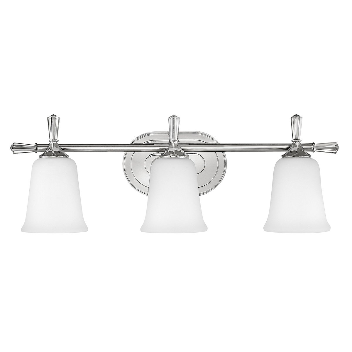 Elstead Lighting Blythe 3-Light Wandleuchte Nickel poliert 3-flammig IP44