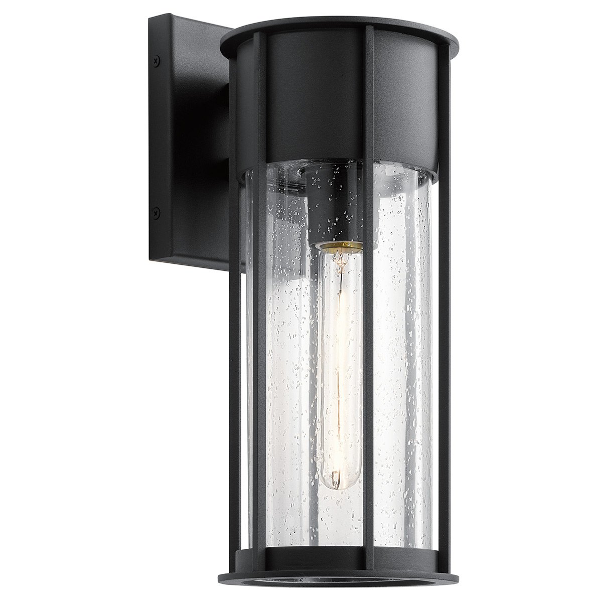 Elstead Lighting Camillo Wandleuchte Medium 1-Light Schwarz IP44 E27