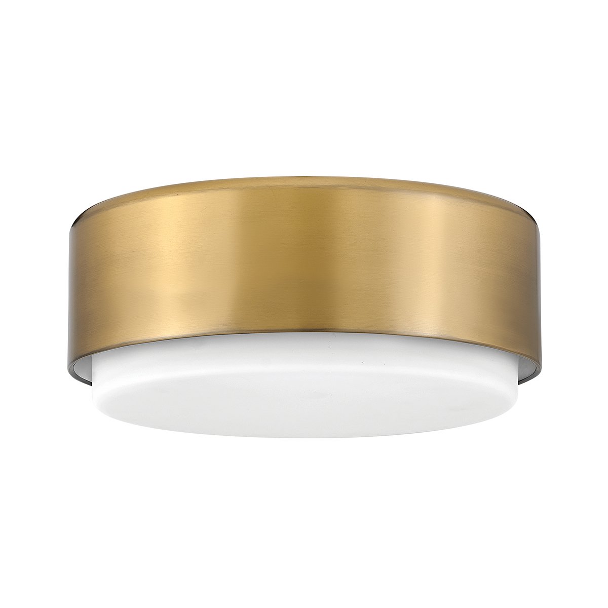 Elstead Lighting Cedric Flush Small Mount Deckenleuchte Lackiertes Messing