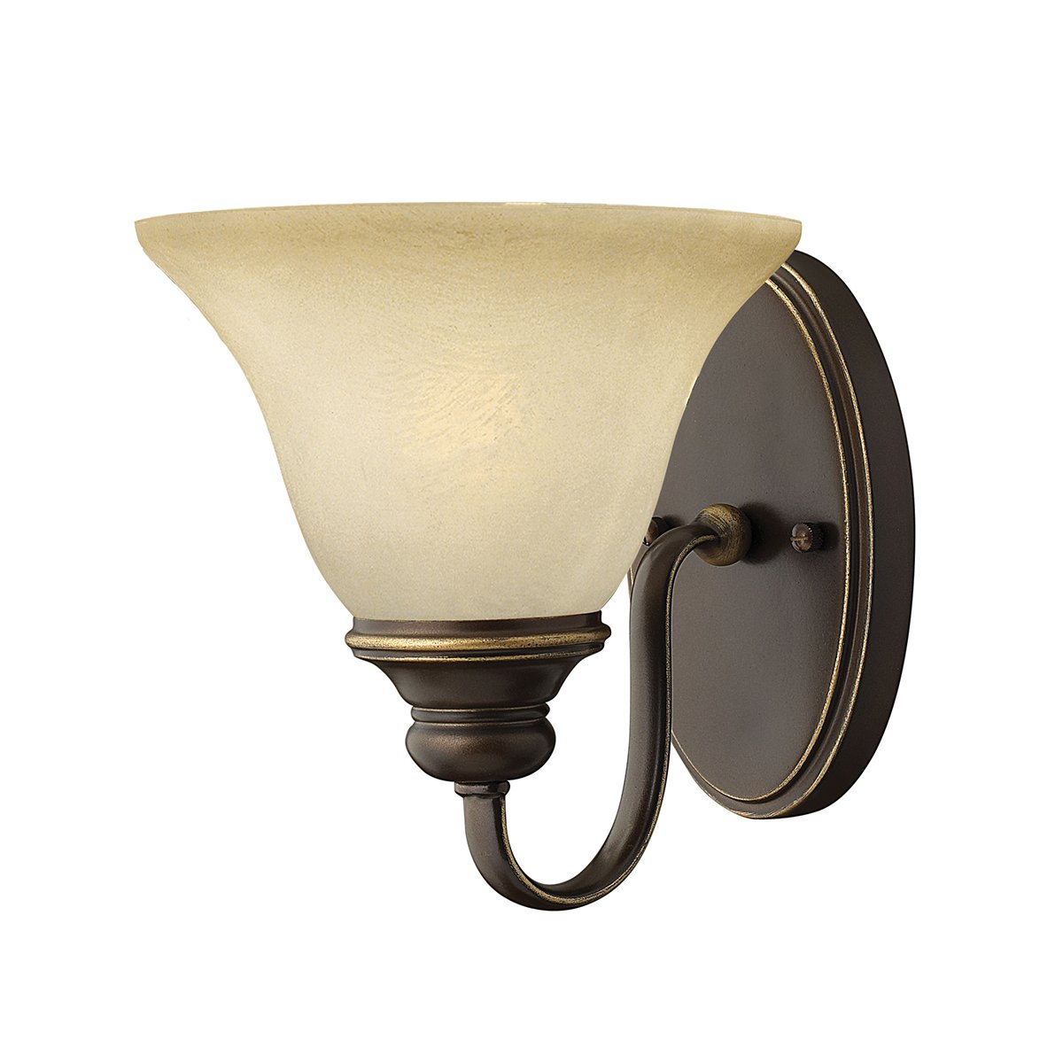 Elstead Lighting Cello 1-Light Wandleuchte 1-flammig E27 Bronze antik