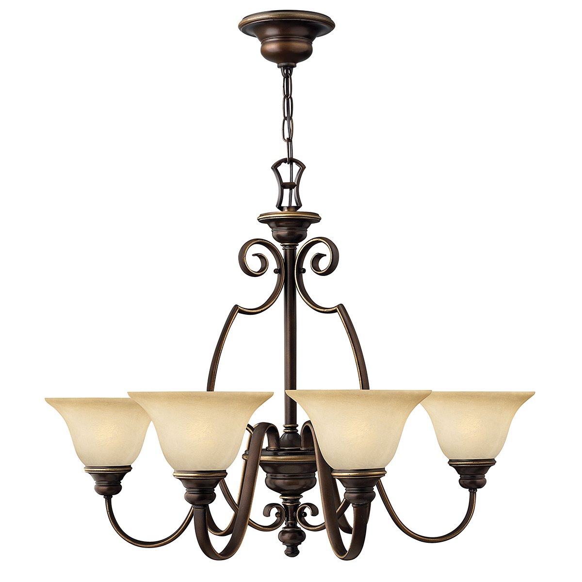 Elstead Lighting Cello Kronleuchter 6-Light Bronze antik E27