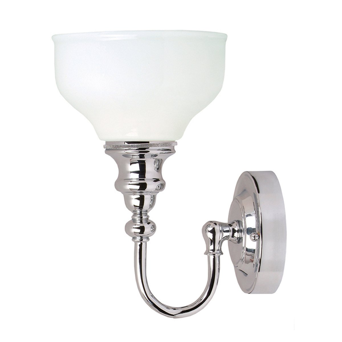 Elstead Lighting Cheadle 1-Light Wandleuchte 1-flammig IP44 Chrom poliert