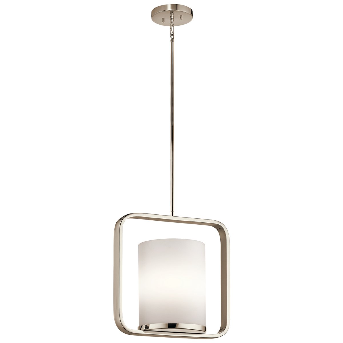 Elstead Lighting City Loft 1-Light Medium Pendelleuchte 1-flammig E27 Nickel poliert