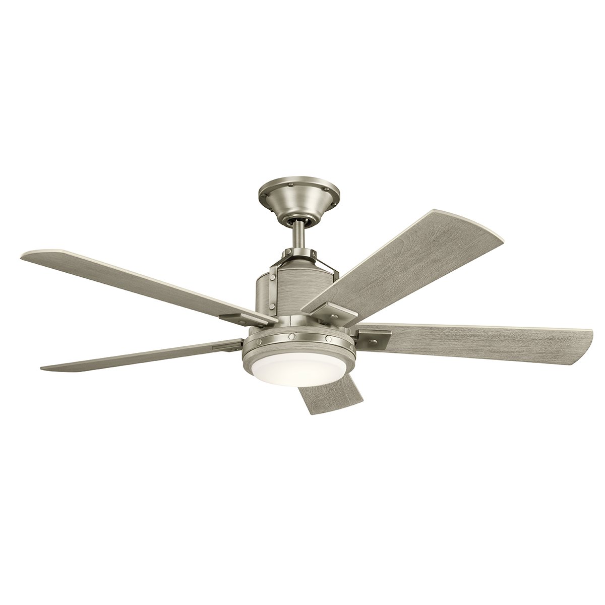 Elstead Lighting Colerne Deckenventilator LED nickel geb�rstet