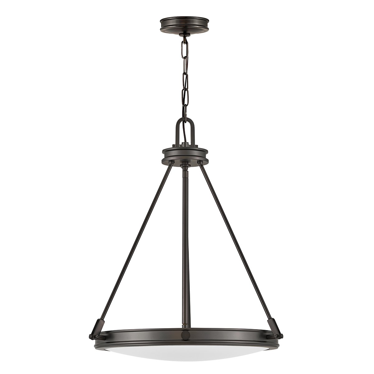 Elstead Lighting Collier 4-Light Pendelleuchte 4-flammig Schwarzoxid E14