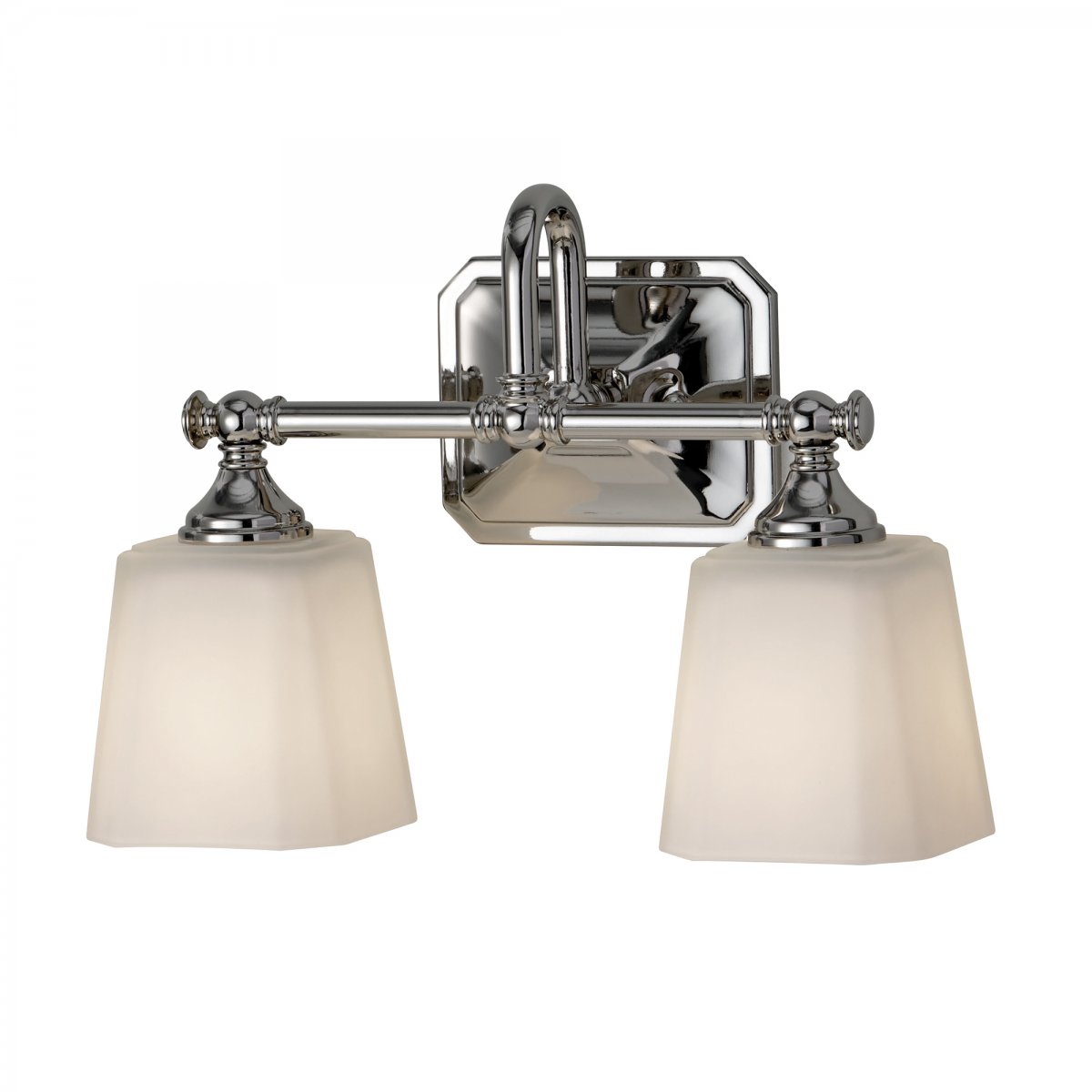 Elstead Lighting Concord 2-Light Wandleuchte 2-flammig IP44 G9 Chrom poliert