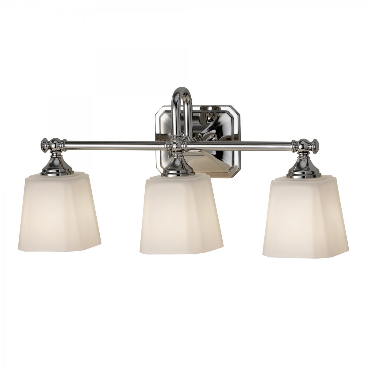 Elstead Lighting Concord 3-Light Wandleuchte 3-flammig IP44 G9 Chrom poliert