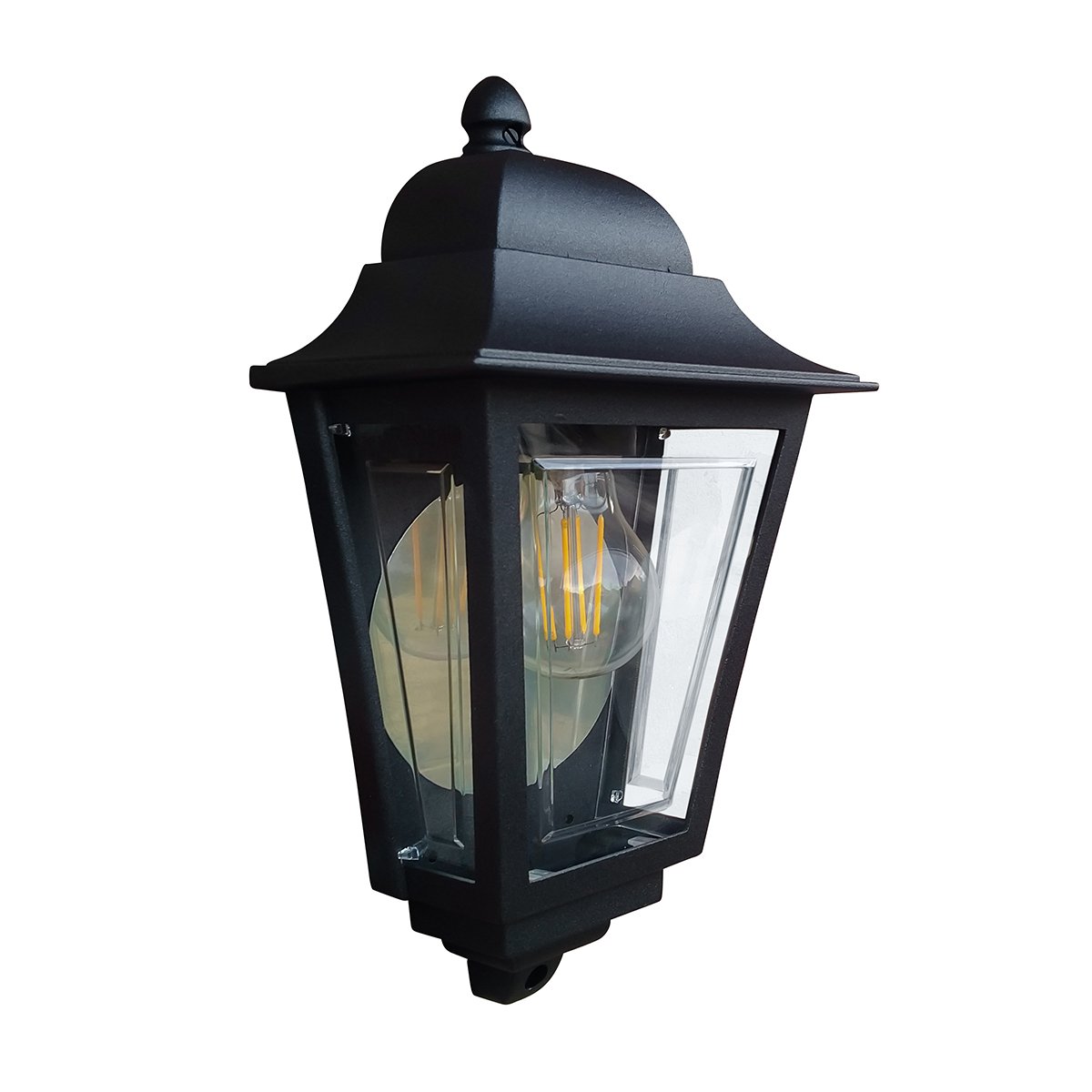 Elstead Lighting Deco Lane Wandleuchte 1-Light Schwarz IP44 E27