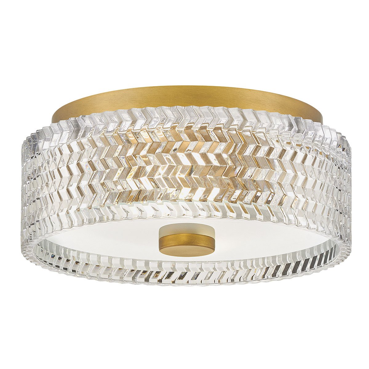 Elstead Lighting Elle Deckenleuchte 2-flammig 30cm Messing