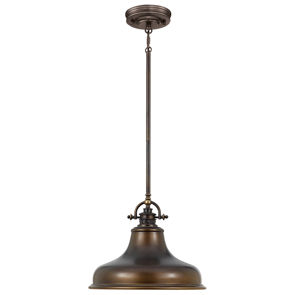 Elstead Lighting Emery 1-Light Medium Pendelleuchte Bronze 1-flammig E27