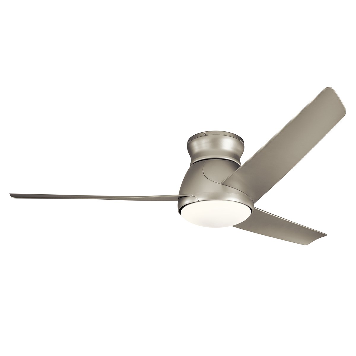 Elstead Lighting Eris Deckenventilator LED nickel geb�rstet