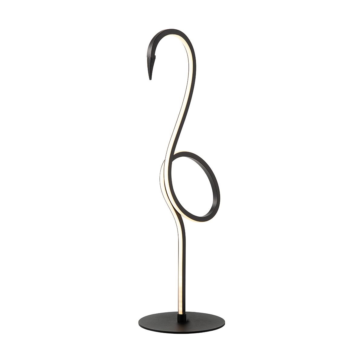 Elstead Lighting Flamingo LED Tischleuchte schwarz 3000K