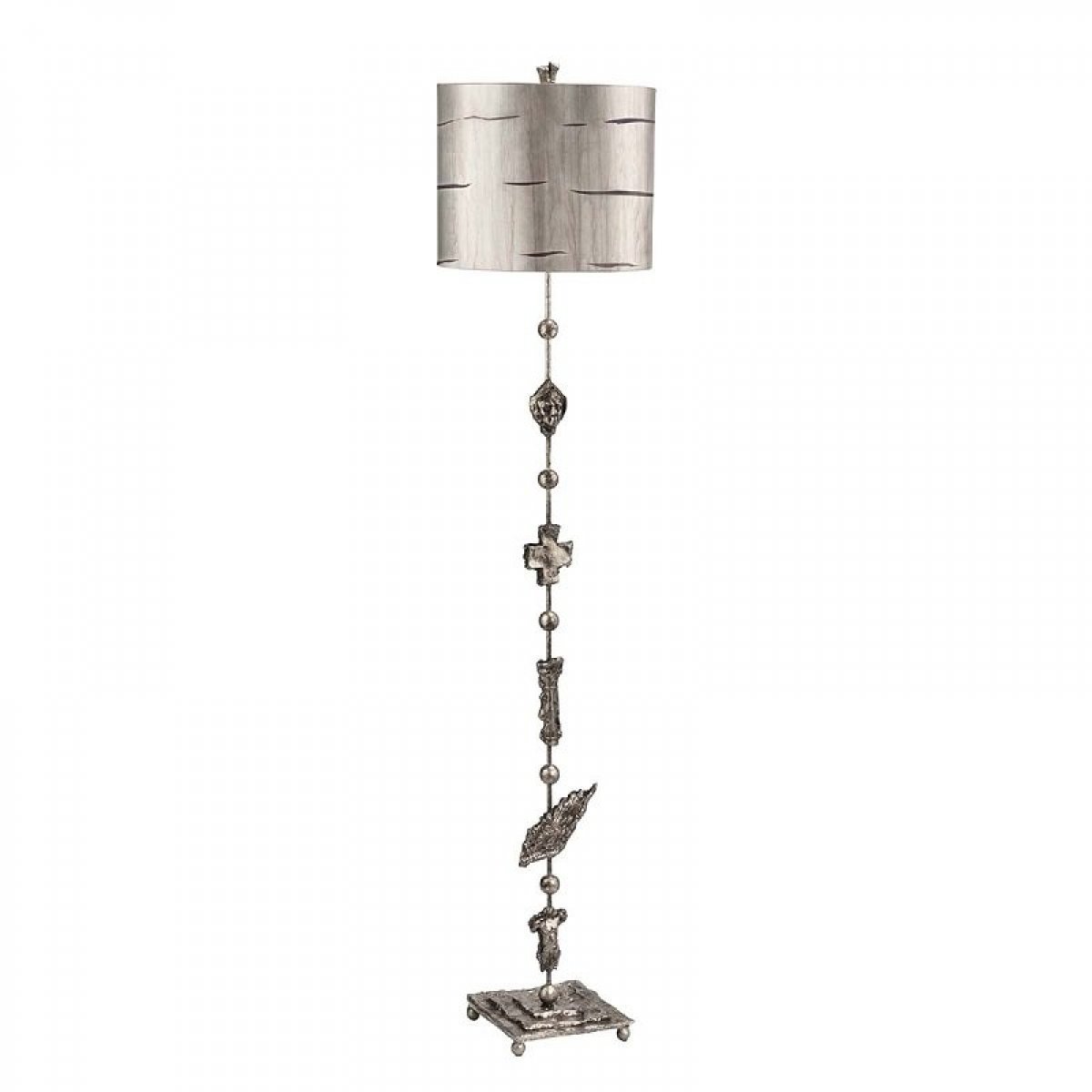 Elstead Lighting Fragment 1-Light Stehleuchte Silber 170cm