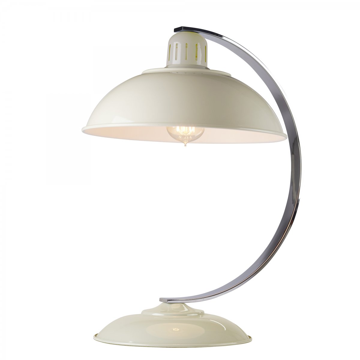 Elstead Lighting Franklin 1-Light Tischleuchte Cream 1-flammig E27 46cm