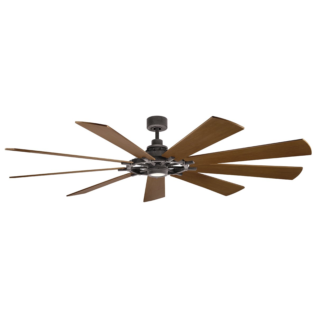 Elstead Lighting Gentry XL Deckenventilator LED Zink Holz