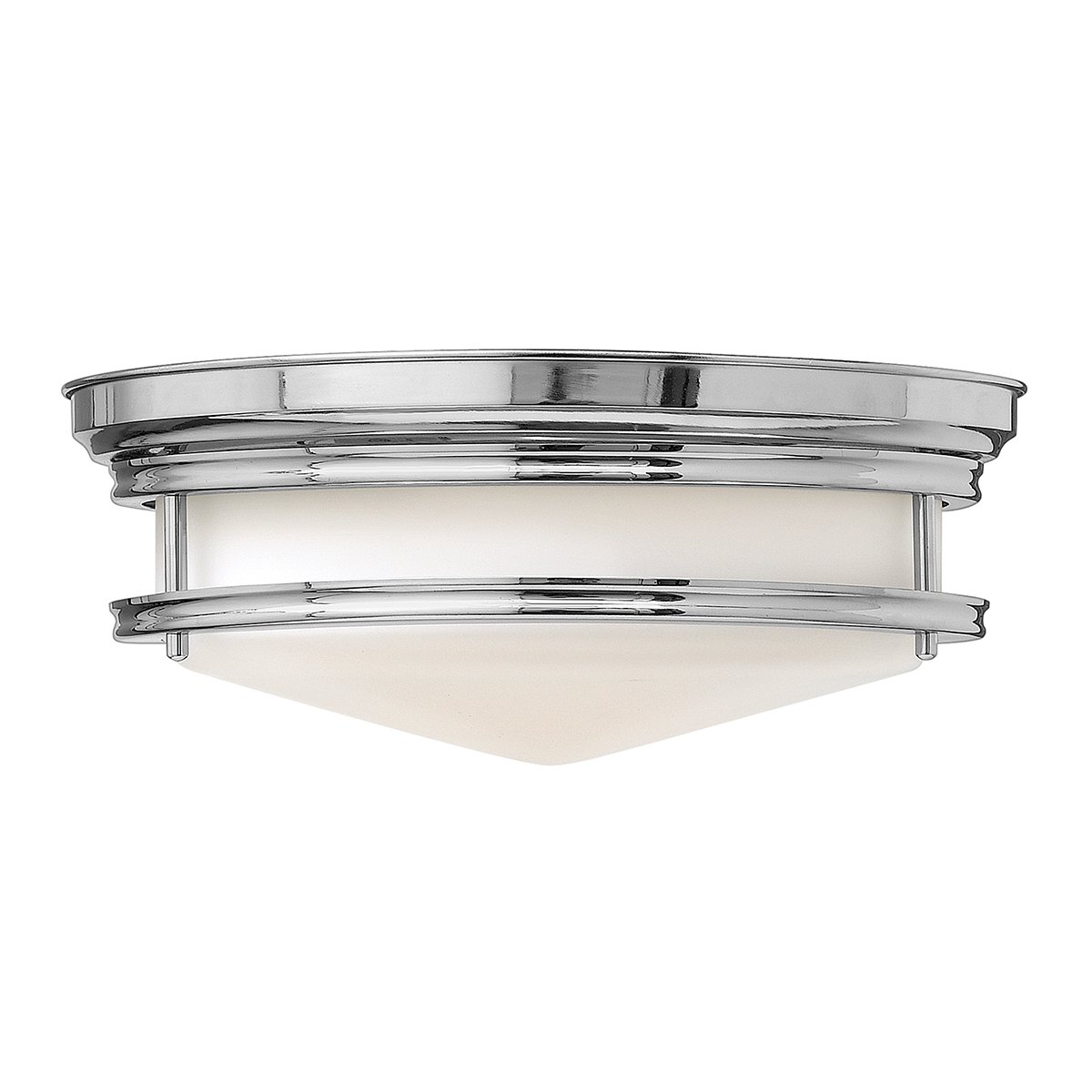 Elstead Lighting Hadley 3-Light Deckenleuchte Chrom 3-flammig E27